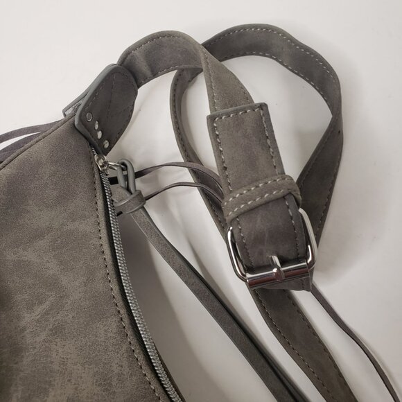 NWOT Kenneth Cole Reaction Hobo Bag Gray Big - Picture 9 of 13